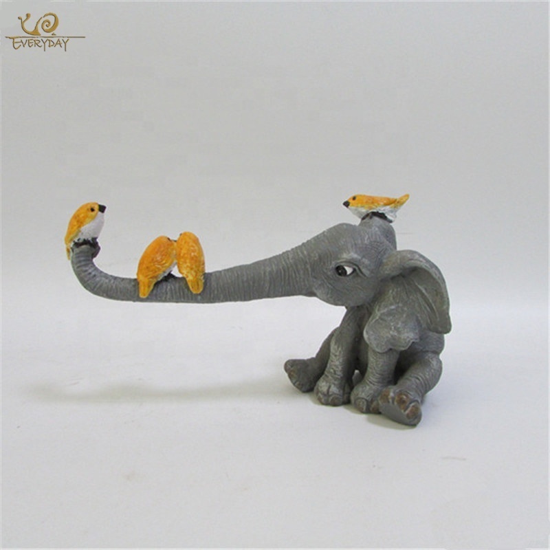 Z09712A Modern Ornaments Home Decoration Pieces Accessories Animal Elephant Statues For Sale