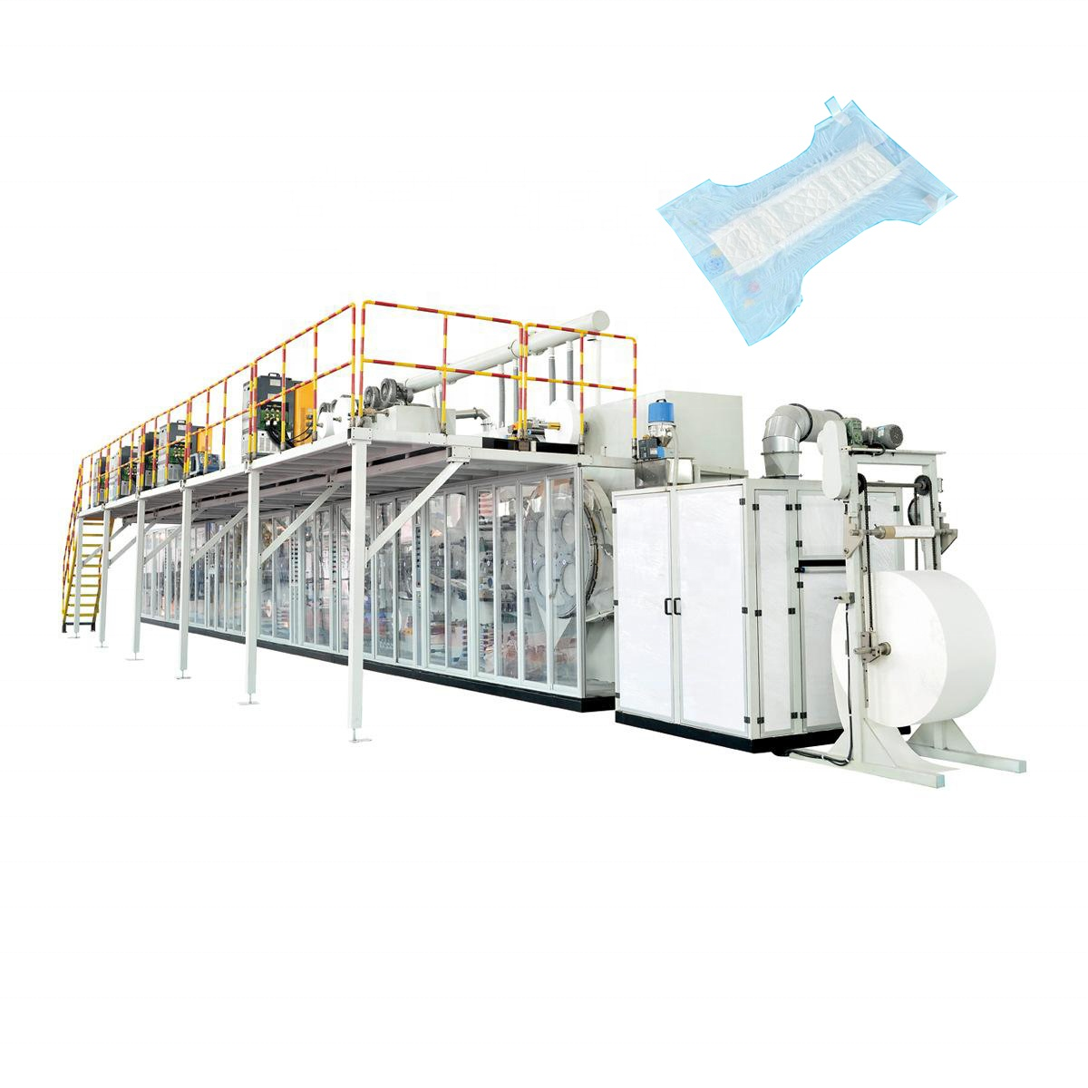 High quality SAP baby diaper making equipment machine from China factory