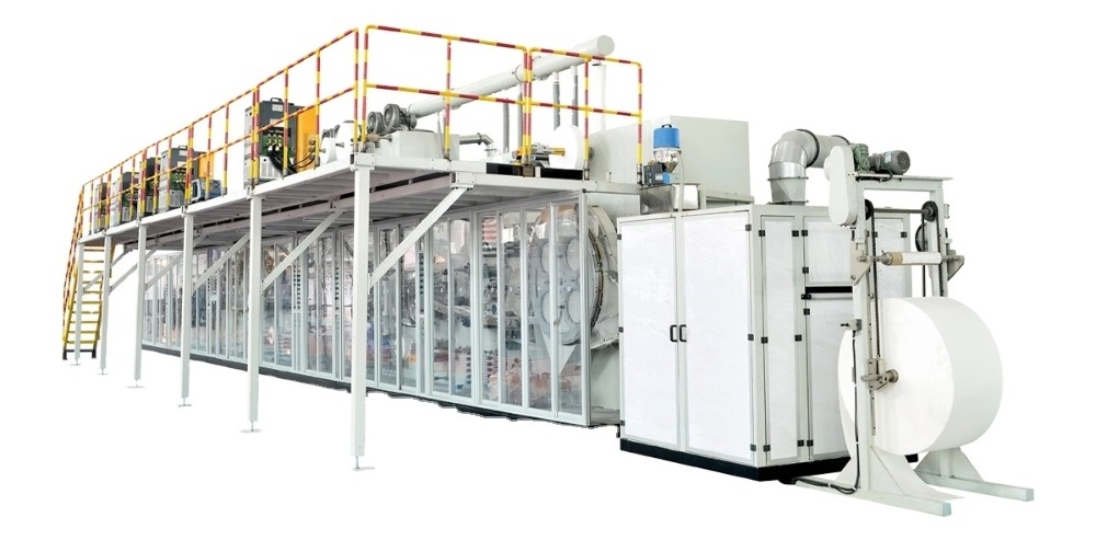 High quality SAP baby diaper making equipment machine from China factory