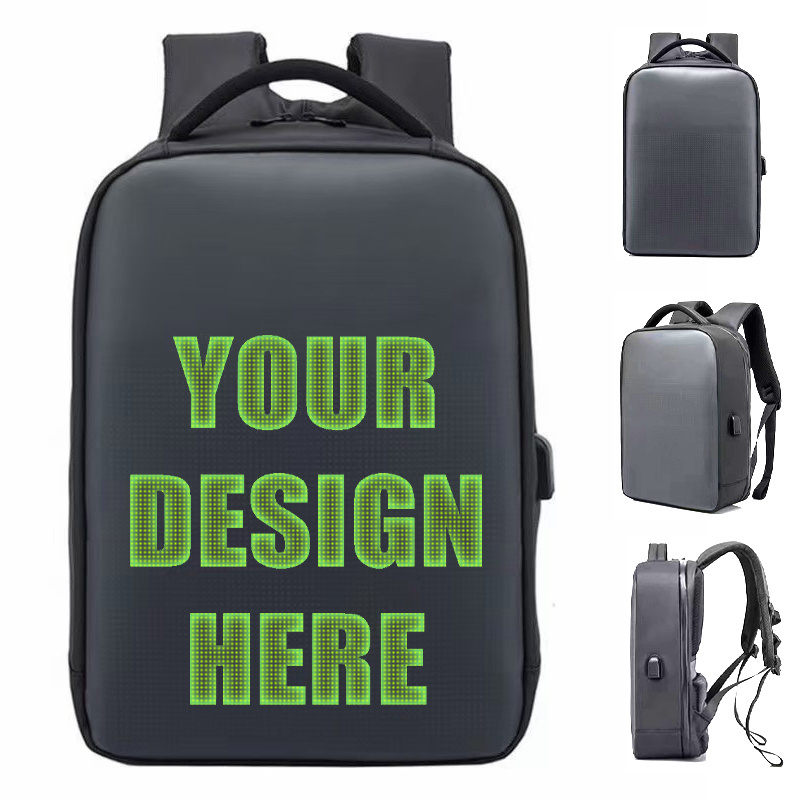 Mobile Digital Signage Billboard Led Display Backpack Motorcycle Light Up Led Advertising Screen Digital Backpack