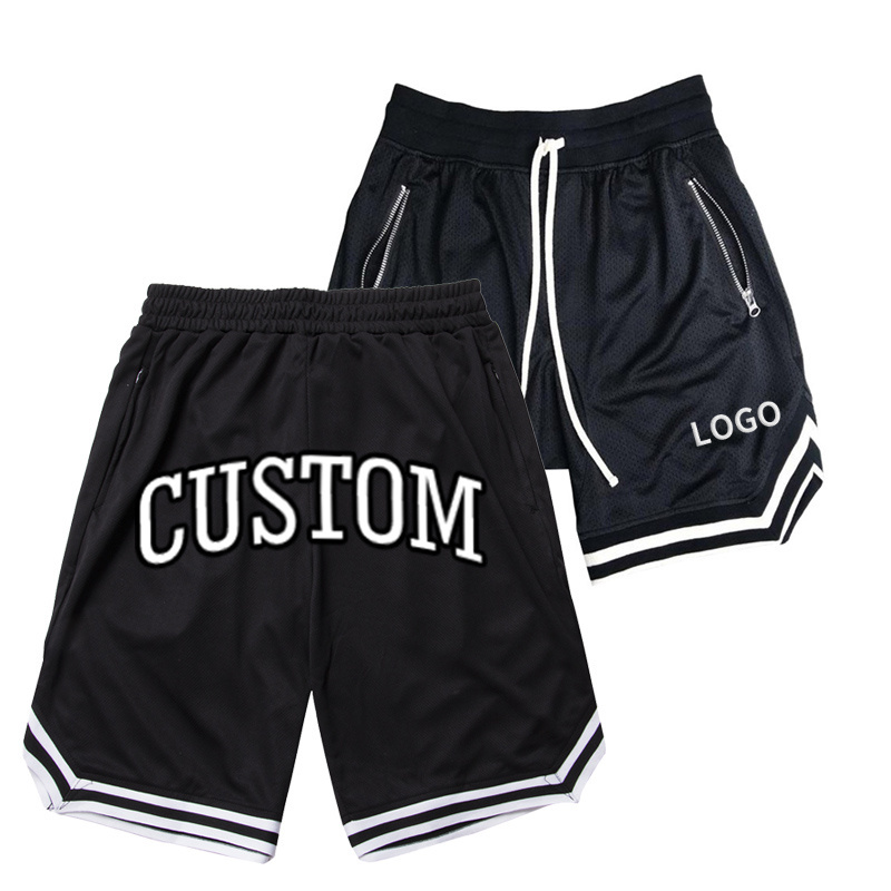 Wholesale Custom Mens Running Fitness Fast-drying Trend Vintage Training Pants mesh basketball shorts