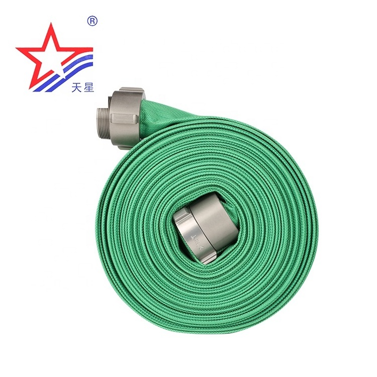 Sanxing Manufactured 1inch to 16 inches Fire Fighting Equipment High-Pressure PVC Rubber Canvas Hose Pipe 6bar 40bar Fire Hose