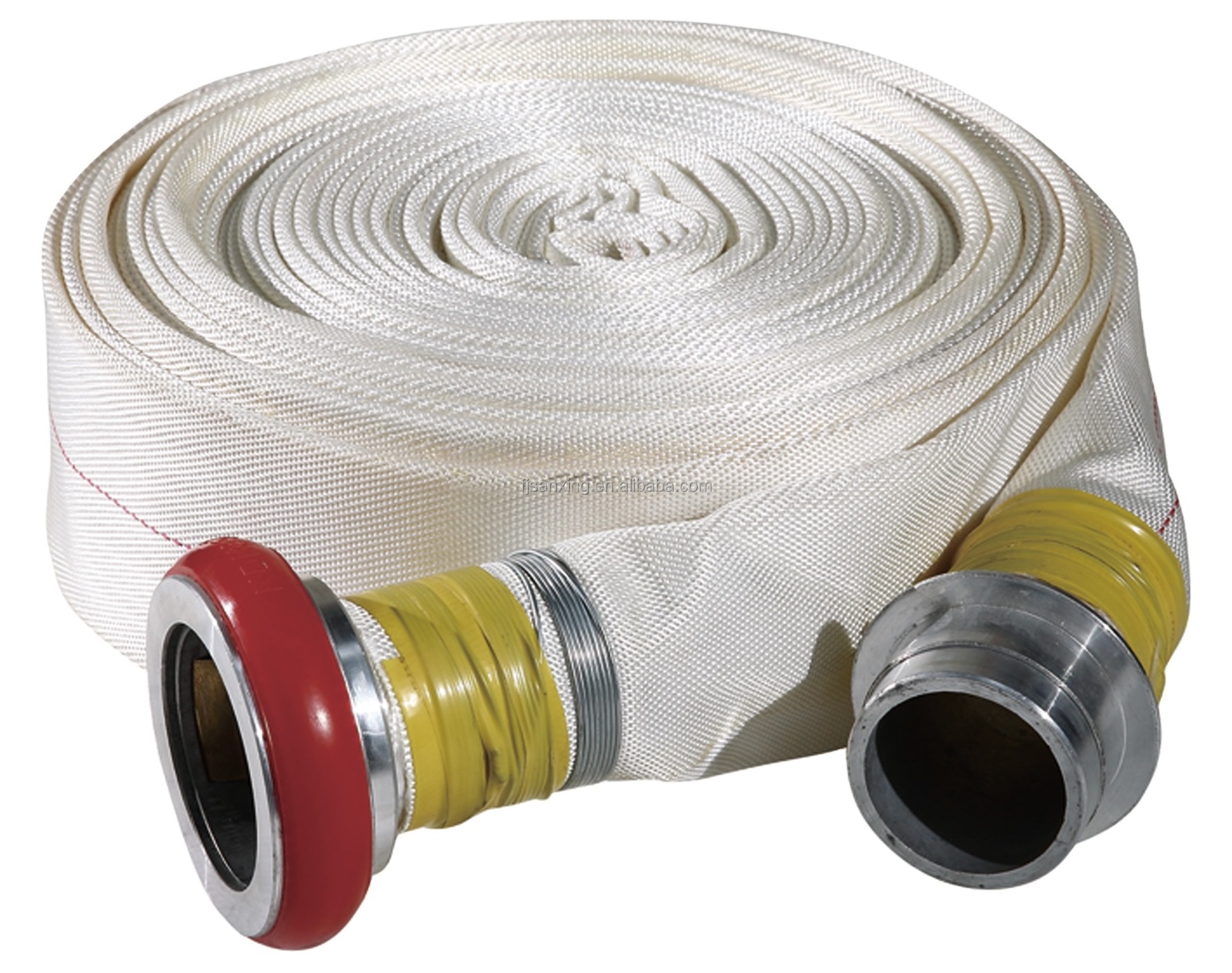 Sanxing Manufactured High-Pressure Fire Fighting Equipment 6bar to 40bar PVC Rubber Canvas Hose Pipe 1inch 16 inches Fire Hose