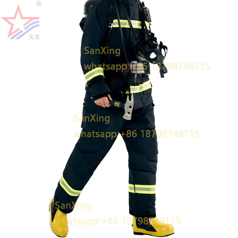 2024 New OEM Quality Assurance Firefighter Suits Waterproof and Heat Resisting Fabric Racing Fire Suit on Sale