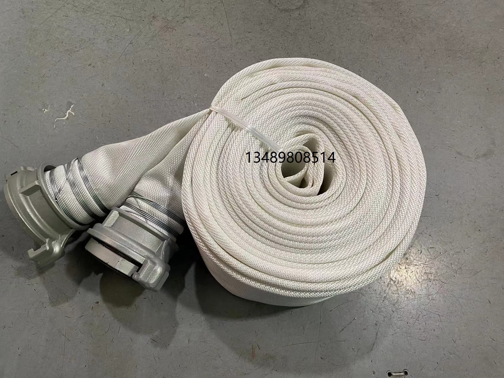 16bar firehose Polyester filament +good PVC tube 2 2.5 3inch with vietnamrussion couplings Tie with wire 20m/roll