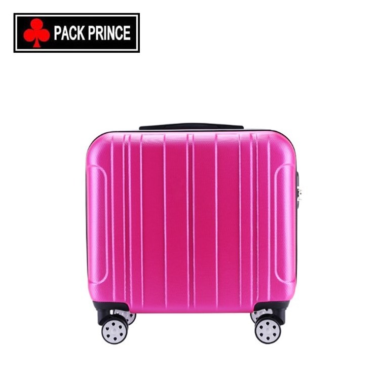 Small Size Carry On Macaron Purple Lady Suitcase