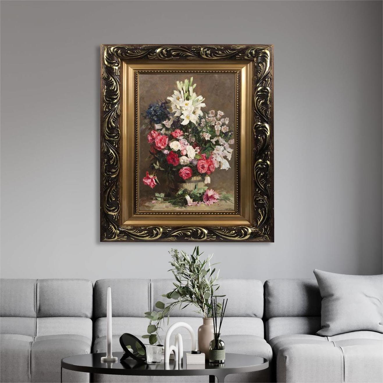 2023 Wholesale Paintings And Wall Arts Art Painting Classical Flowers Pictures Painting For Living Loom Room Decoration