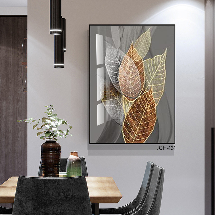 Modern Canvas Wall Art For Living Room Family Wall Decorations Wall Decor Black Paintings Abstract Leaves Painting