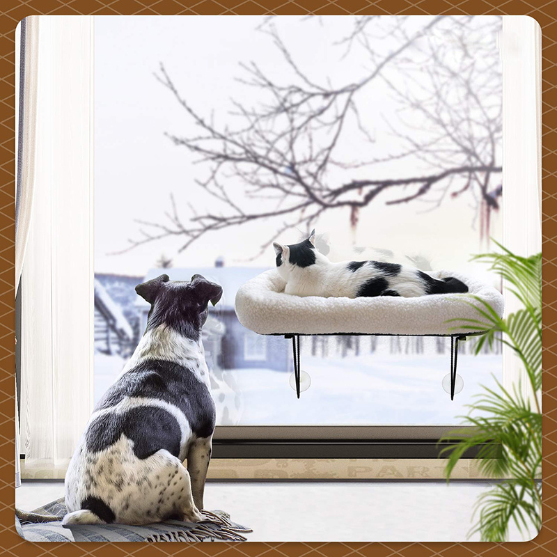 Wholesale Comfortable Cat Hammock Hanging Cat Window Hammock Bed Removable Warm Pet Bed