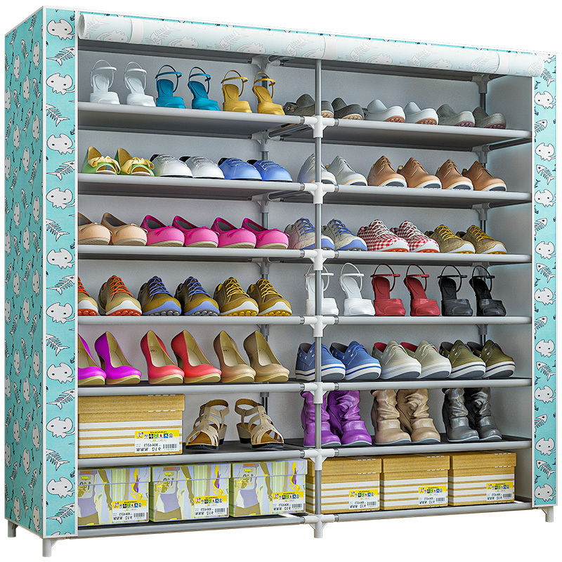 Living Room Modern Furniture OEM Fabric Shoes Storage Rack High Quality Shoe Stand Foldable Shoe Rack Cabinet