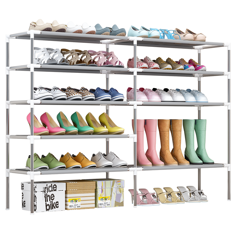 Living room furniture shoes rack  Folding Simple Fabric Shoe Rack Storage Organizer Non Woven Cloth multilayer boot shelf