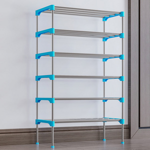 boutique modern online home plastic 6 layer kids shoe racks storage for entryways