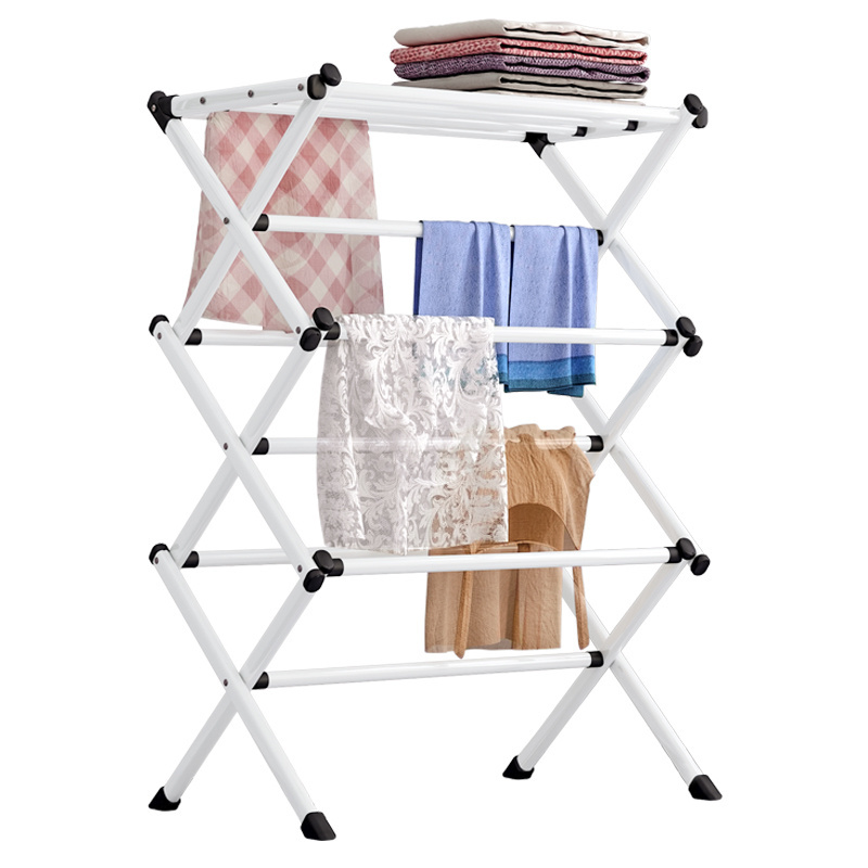 Collapsible  360 rotating clothes hanger saving space folding plastic coat cloth Foldable drying rack