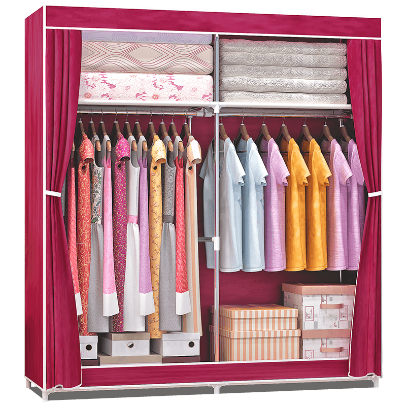 Factory Best wardrobe Best For children support customized huge size size non-woven fabric wardrobe with cover