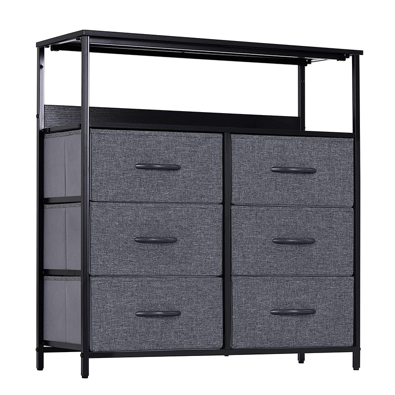 Custom Living Room Furniture Side Table Cabinet Bedroom Dresser Clothes Locker With Non Woven Drawers