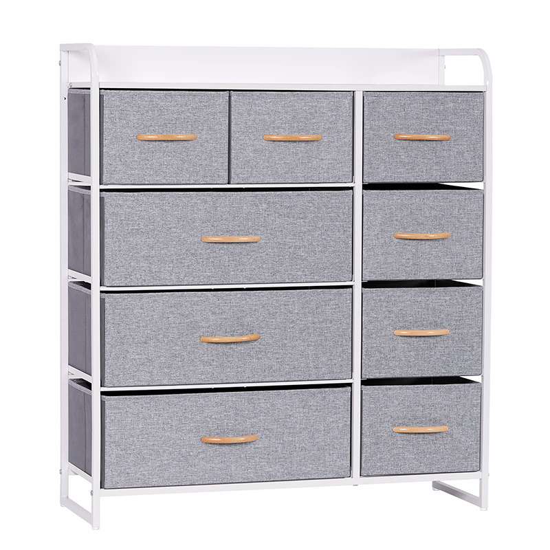 Living Room Cheap Storage Cabinet Bedside Table Bedroom Dressing Table 3 Layer Storage Cabinet With Drawers