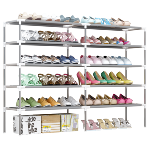 Living room furniture shoes rack  Folding Simple Fabric Shoe Rack Storage Organizer Non Woven Cloth multilayer boot shelf