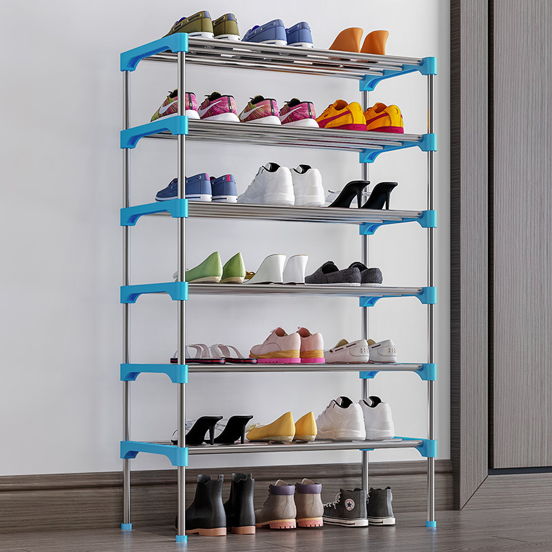 boutique modern online home plastic 6 layer kids shoe racks storage for entryways