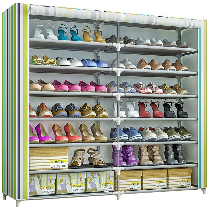 Living Room Modern Furniture OEM Fabric Shoes Storage Rack High Quality Shoe Stand Foldable Shoe Rack Cabinet