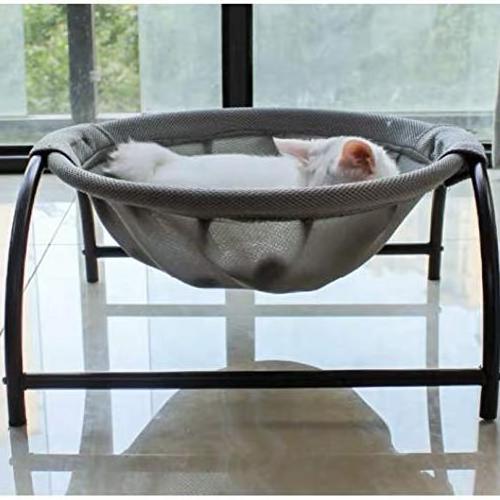 Custom free standing round breathable pet bed cat hammock cat nest pet bed dog cat