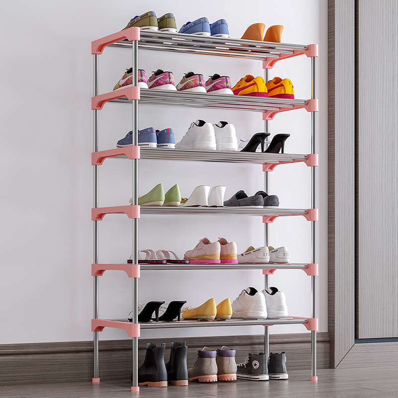 boutique modern online home plastic 6 layer kids shoe racks storage for entryways