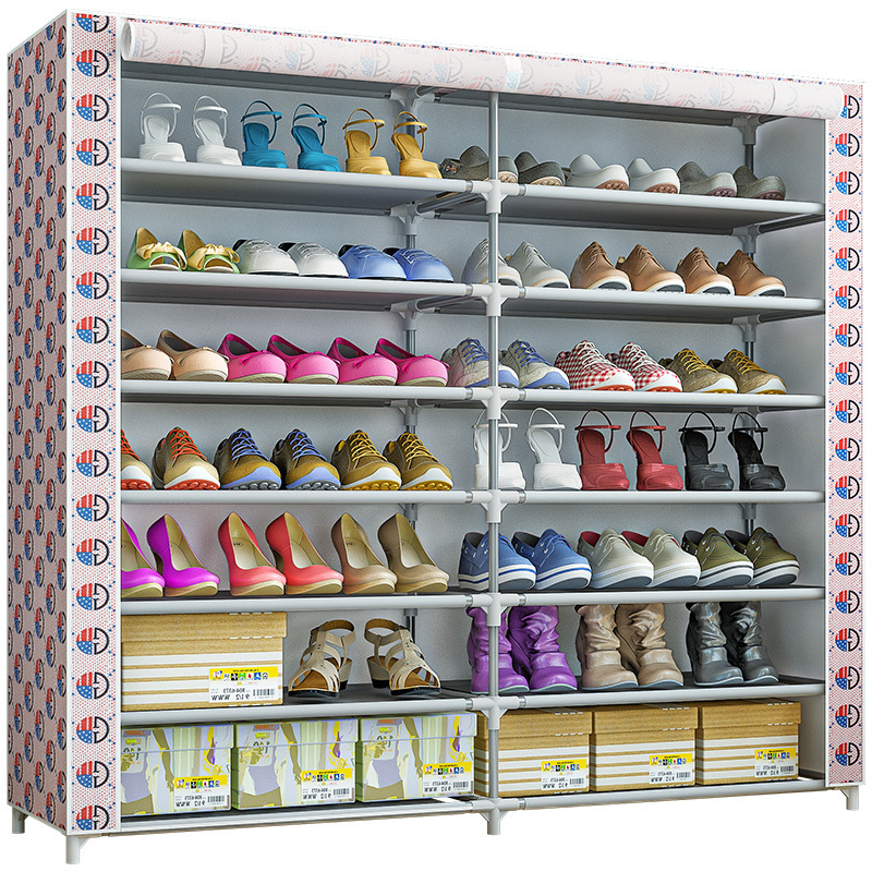 Living Room Modern Furniture OEM Fabric Shoes Storage Rack High Quality Shoe Stand Foldable Shoe Rack Cabinet