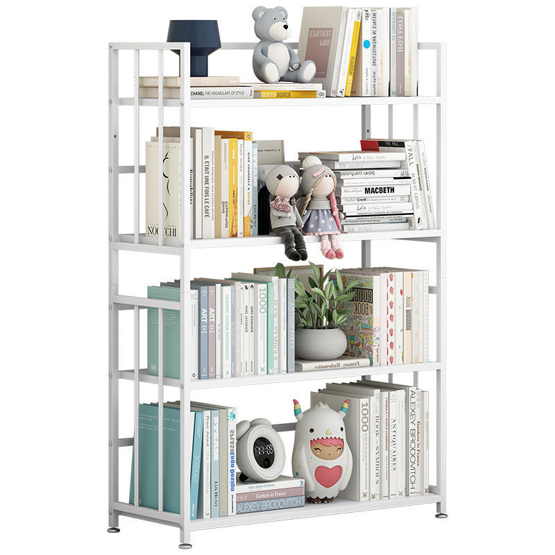 Wholesales Metal Storage Rack Living Room Bedroom Display Bookshelf Bookcase For Kids