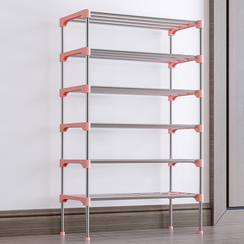 boutique modern online home plastic 6 layer kids shoe racks storage for entryways