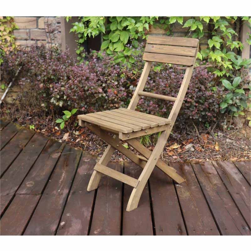 Classic Natural Wood Folding Chair Tamarack Folding Wooden Outdoor Chair & Clever Made Tamarack Chair for Garden Patio Beach