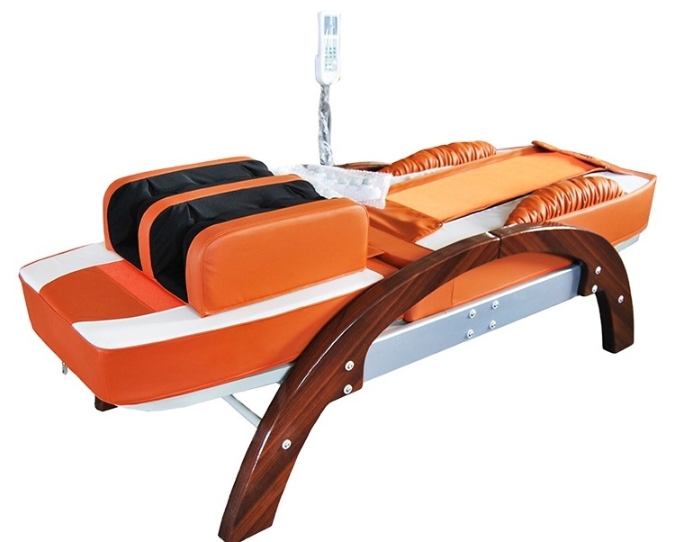 OEM Wholesale Factory  Price Electric Jade Roller automatic  Full Body Thermal Heating Massage Bed Table with Music