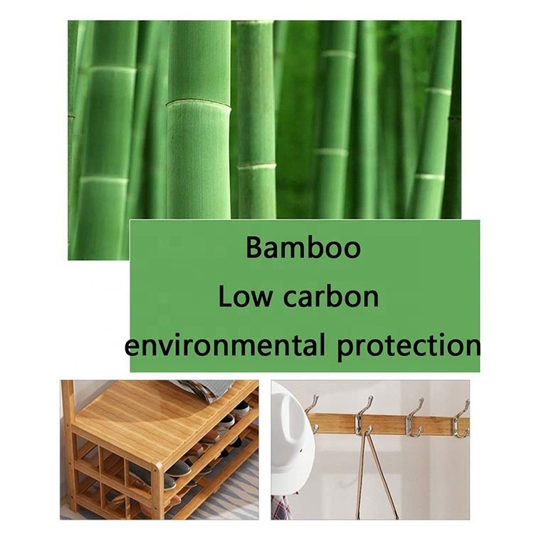 Home Furniture Simple Hanging Bamboo Clothes Rack