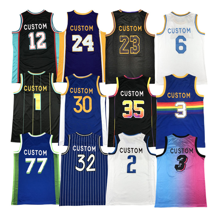 High quality 2024 NBAing all 30 teams with logo basketball jersey American basketball wear Custom embroidery basketball uniform