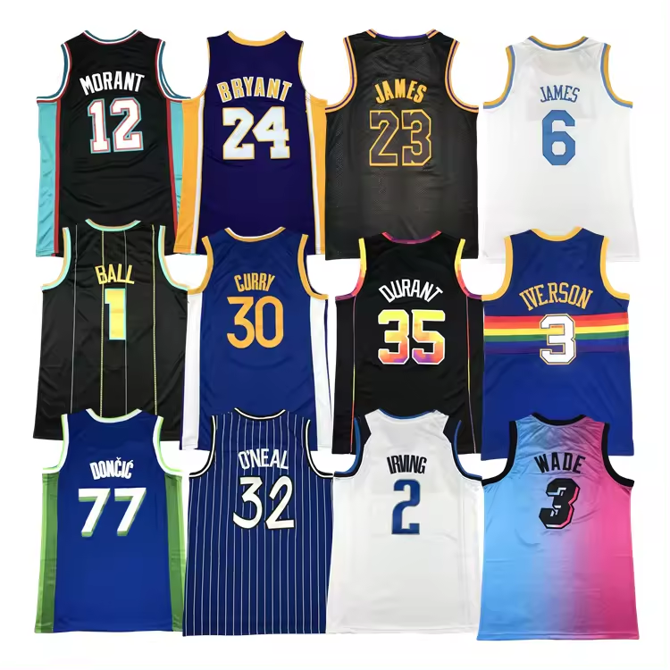 Wholesale High quality 2024 NBAing American basketball jersey 30team uniform stitched/hot pressed  jersey