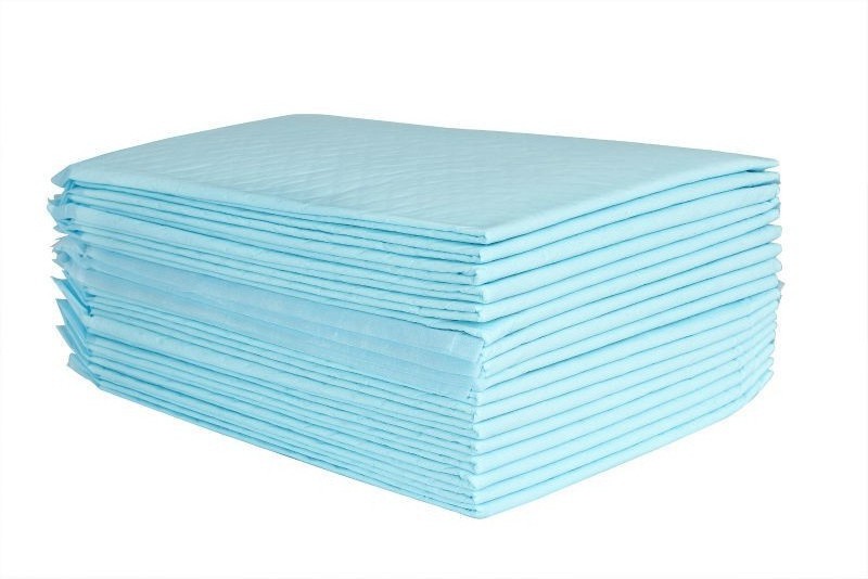 Disposable medical underpad with super absorption and breathable soft surface and waterproof back sheet