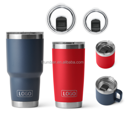 Yetitumbler Stainless Steel 30oz Tumblers 20oz Vasos Termos Double Wall Vacuum coffee Cup 36 18 12 10 Oz Wine Mugs