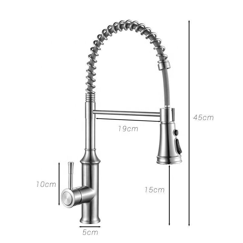 Kitchen Faucet Pull Down Sprayer 304 Stainless Steel grifo de cocina tap faucet