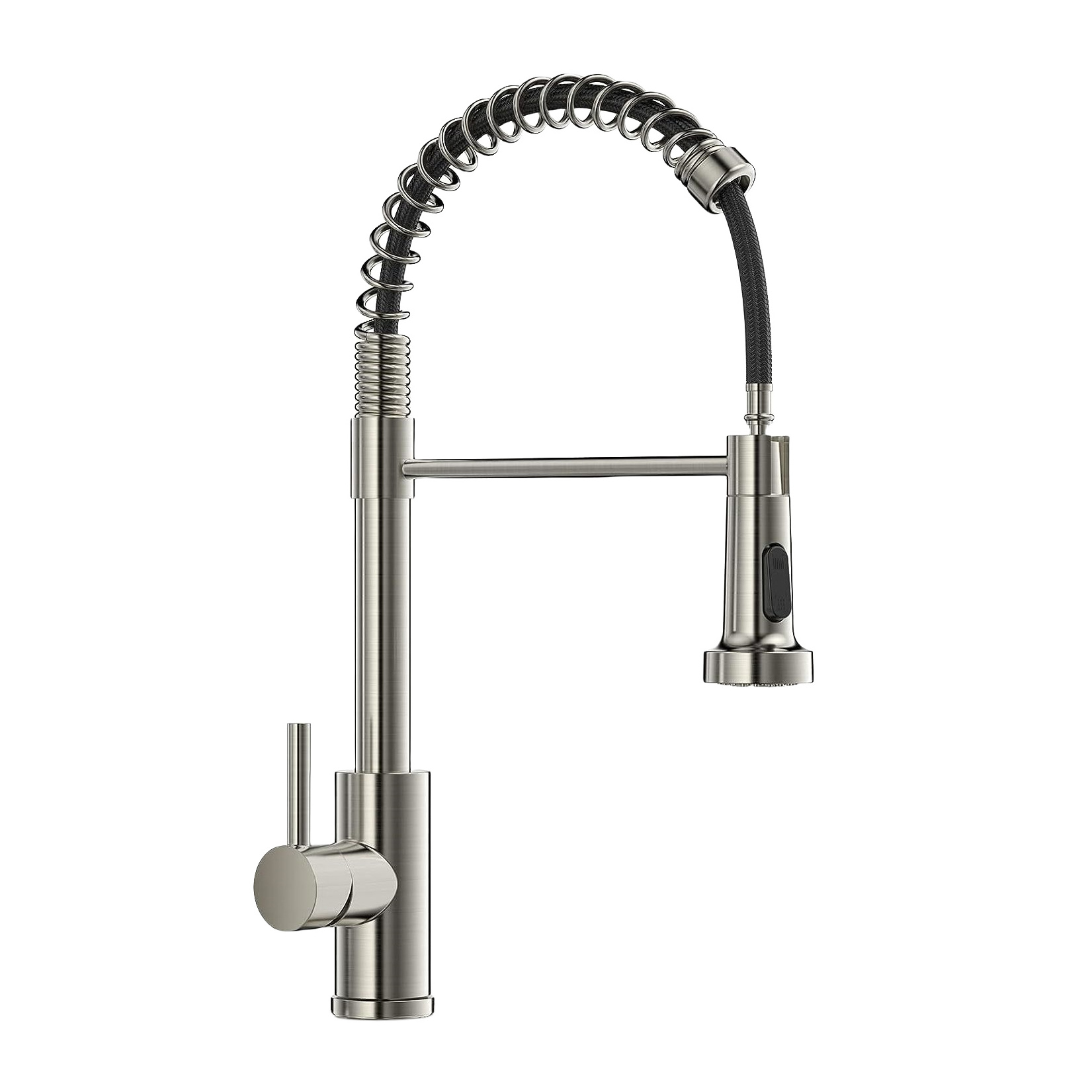 Spring brass tuscany double-handle kitchen faucet with pull down sprayer kitchen sink faucet sprayer