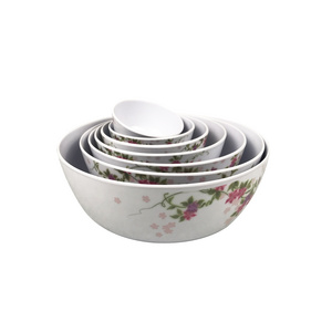 Various sizes melamine round soup bowl