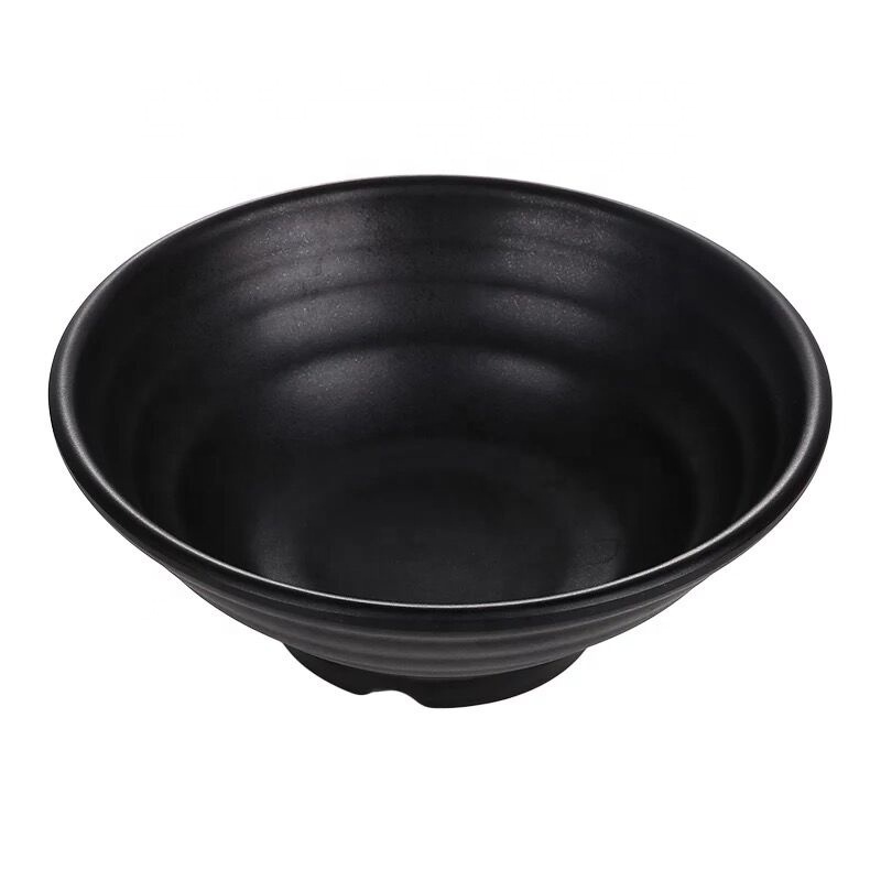 Melamine black ramen bowl chinese noodle bowls