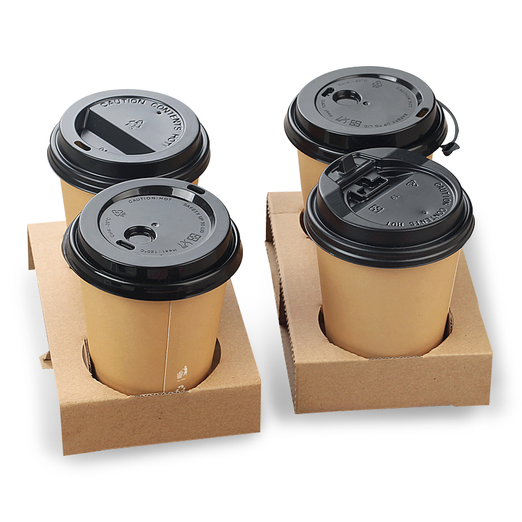 China Manufacturer Custom Logo Printed  Disposable  4 oz 8 oz Coffee Tea and Ice  White Paper Cup with Lid