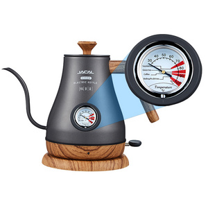 1350w Kds688 Thermostat Gooseneck Tea Water Kettle With Thermometer Real Time Water Temperature