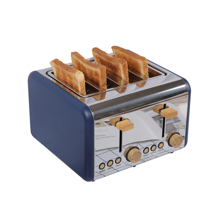 4 Slice Toaster Extra-Wide Manufacturer Selling Electric Toaster Simple and Healthy Breakfast Toaster