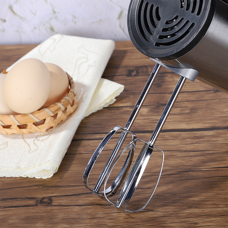 Auto Rotating Handheld Beater 304 Manual Kitchen Tools Stainless Steel Whisk Egg Beater Electric Hand Mixer