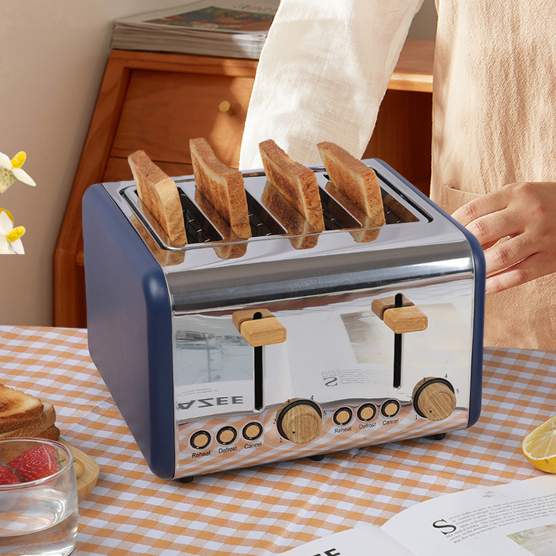 4 Slice Toaster Extra-Wide Manufacturer Selling Electric Toaster Simple and Healthy Breakfast Toaster