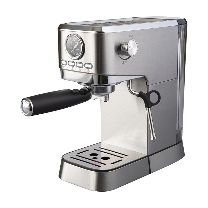 Home Mechanical 15 20 Bar Stainless Steel Coffee Machine Portable Italian Espresso Coffee Maker With Steam Frother