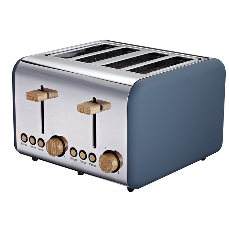 4 Slice Toaster Extra-Wide Manufacturer Selling Electric Toaster Simple and Healthy Breakfast Toaster