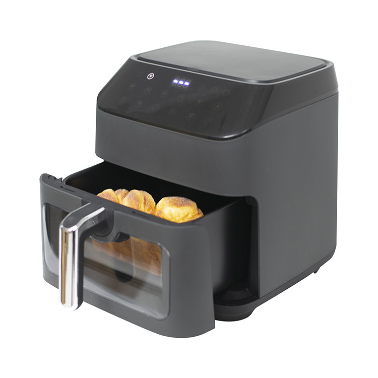 Kitchen Appliances 1400W Electric Free-Oil Air Fryer Mini 6L WIFI TUYA Air Fryer With LCD Display