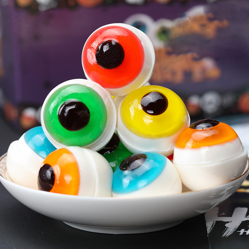 halal soft candy halloween creative eye candy tricks and fun oak candy