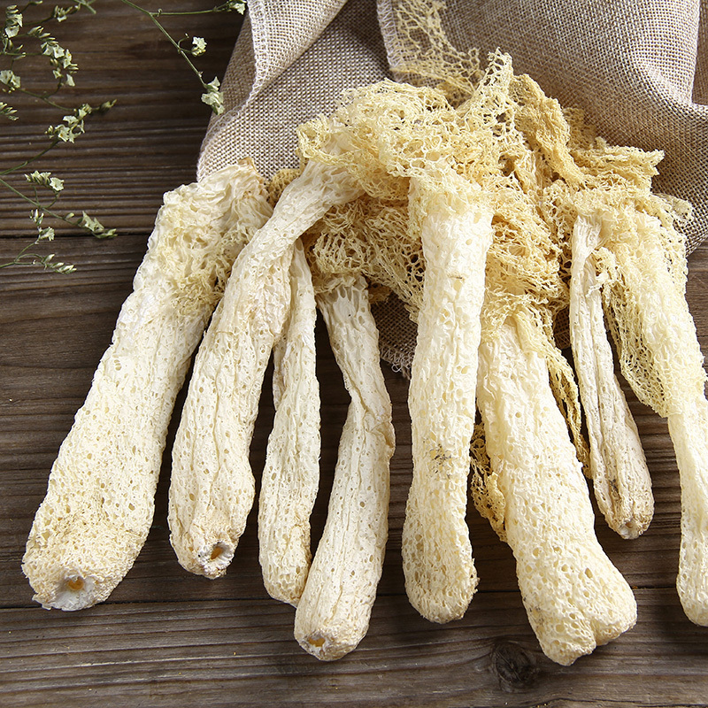 Detan Guaranteed Quality Bamboo Fungus Wholesale Dried Dictyophora Indusiata