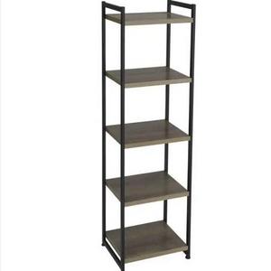 Hot Sell Metal Rustic Corner Bookcase Book Shelf for Home Living Room bedrooms Storage Modern Iron Flower Shelf Models Wholesale